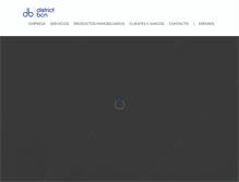 Tablet Screenshot of district-bcn.com